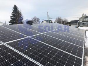 Panneaux solares installation, Lery