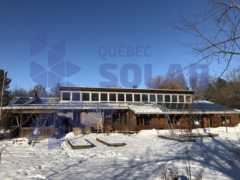 Solar panel installation in Hudson Quebec, Quebec Solar