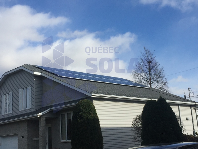 Solar panels installation Varennes