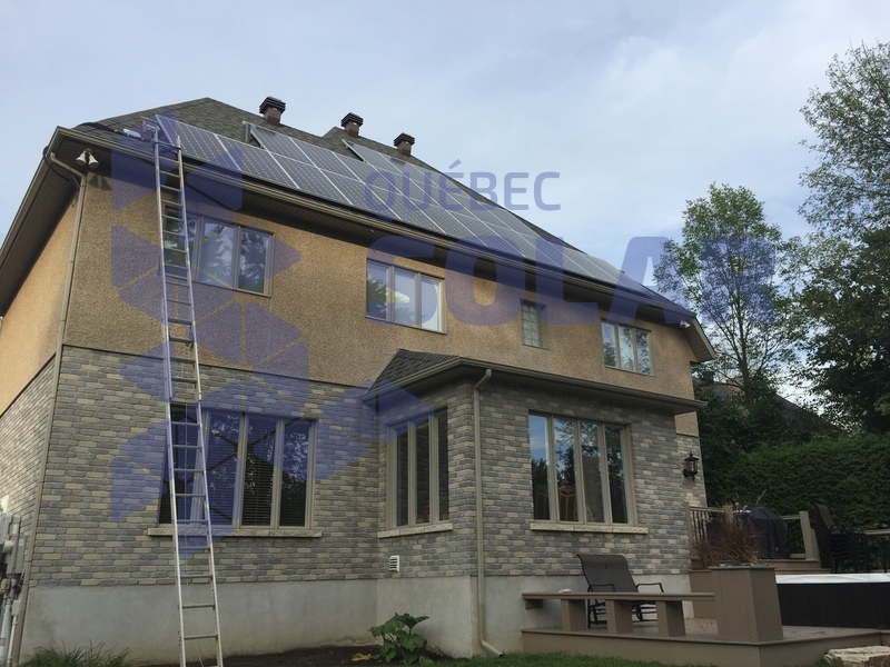 Solar panel installation St bruno, Quebec Solar