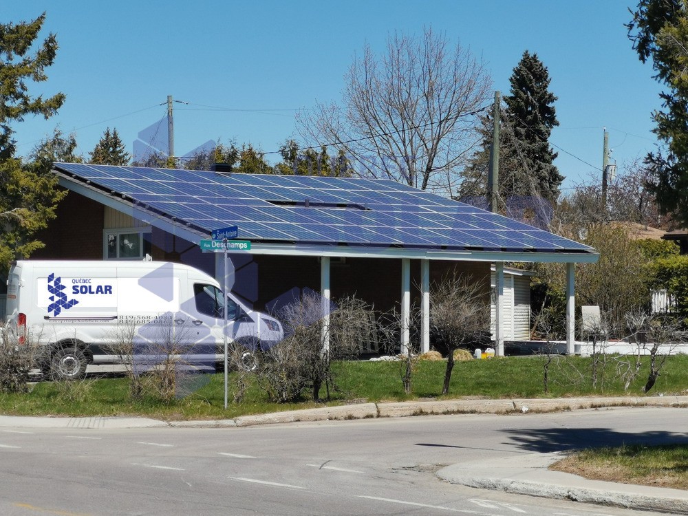 Solar panel installation, backup, Tesla Powerwall, Quebec, Quebec Solar