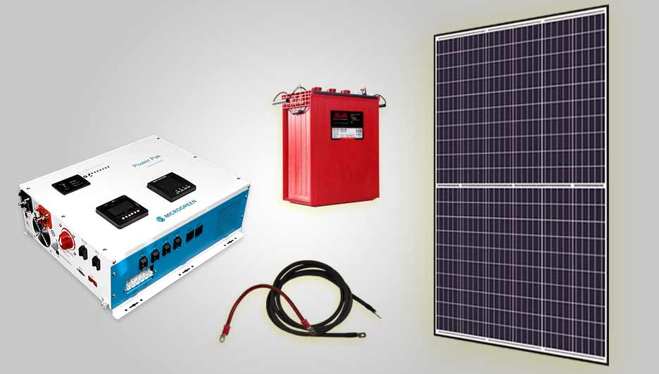 Off-grid solar kit